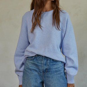 Blue Pullover Lightweight Sweater